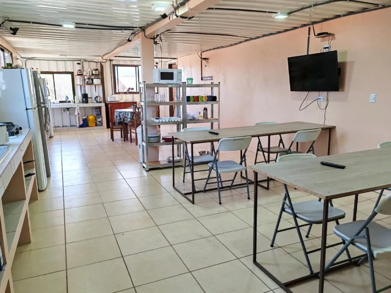 La cocina grande de Pension Bellotas.